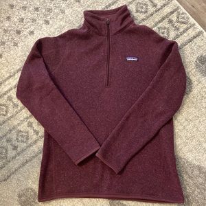 Patagonia better sweater, 1/4 zip, size L, EUC